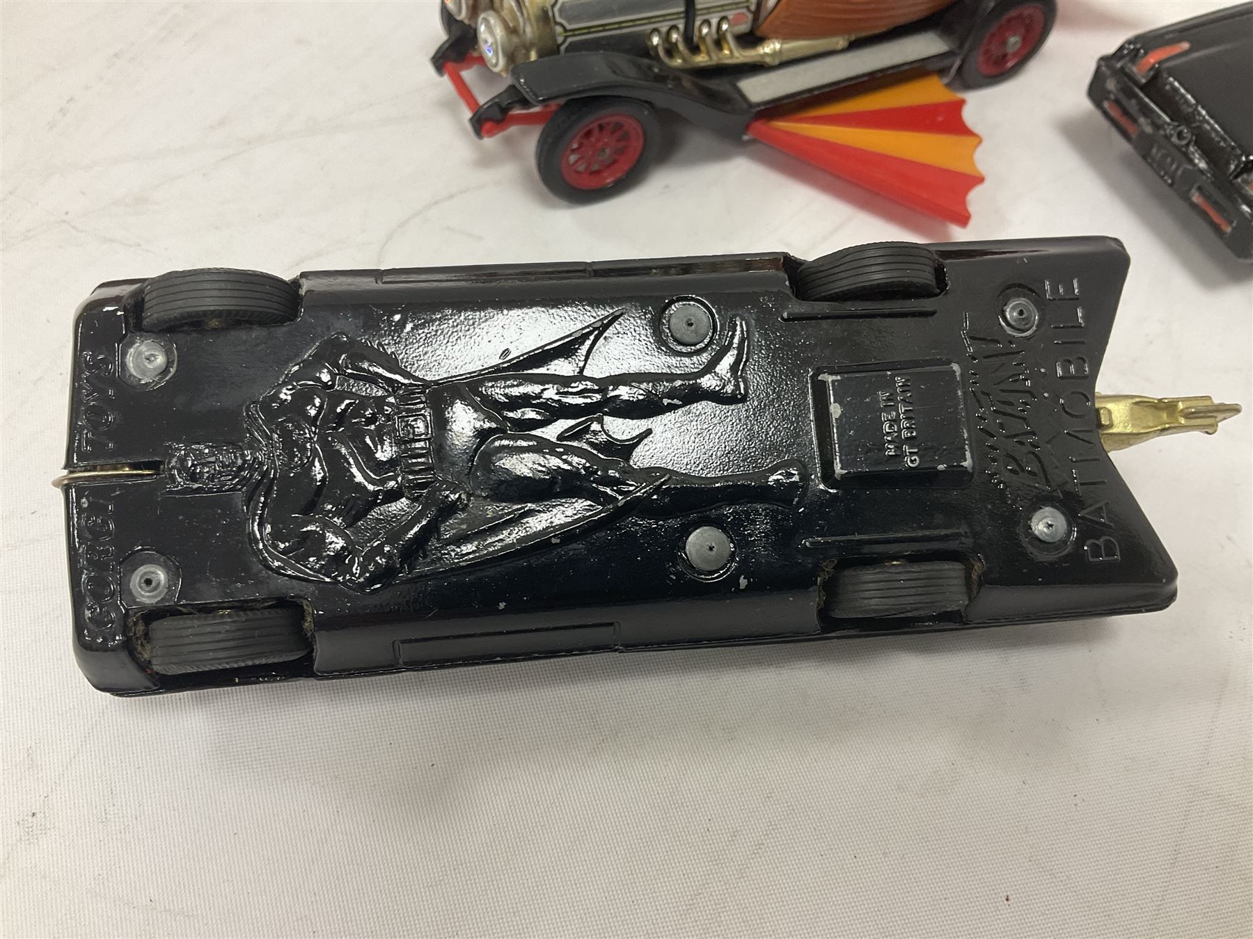 Corgi five unboxed and playworn die-cast TV/Film related models