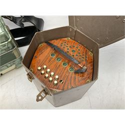 The Viceroy Junior Model Accordion in case, together with a Scandalli piano accordion 