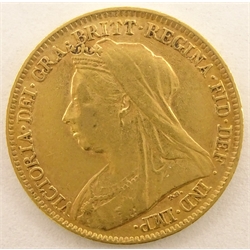  Queen Victoria 1895 gold half sovereign  