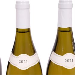 Puligny Montrachet 2017 Dom Alain Chavy, 750ml 13% vol, two bottles and Puligny-Montrachet 2021 Les Houlieres, 750ml 13% vol two bottles  