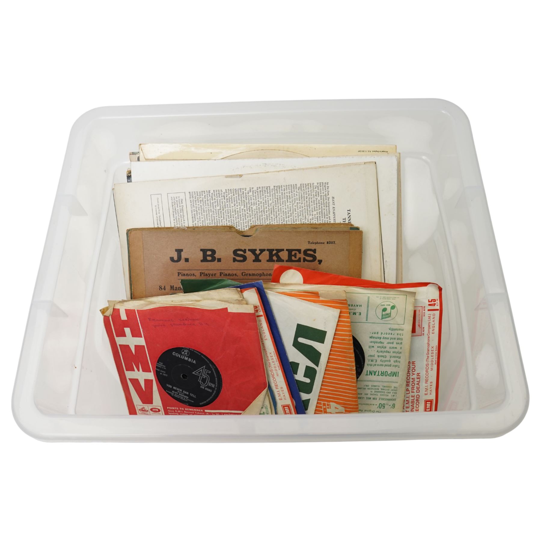 Collection of vinyl records including Elton John, Mike Oldfield, Al Stewart, Cliff Richards etc; together with a 19th century map of Yorkshire