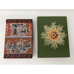 Folio Society - nineteen volumes including Life, The Dead Sea Scrolls, The World of the Odysseus, The Trial of the Templars, etc