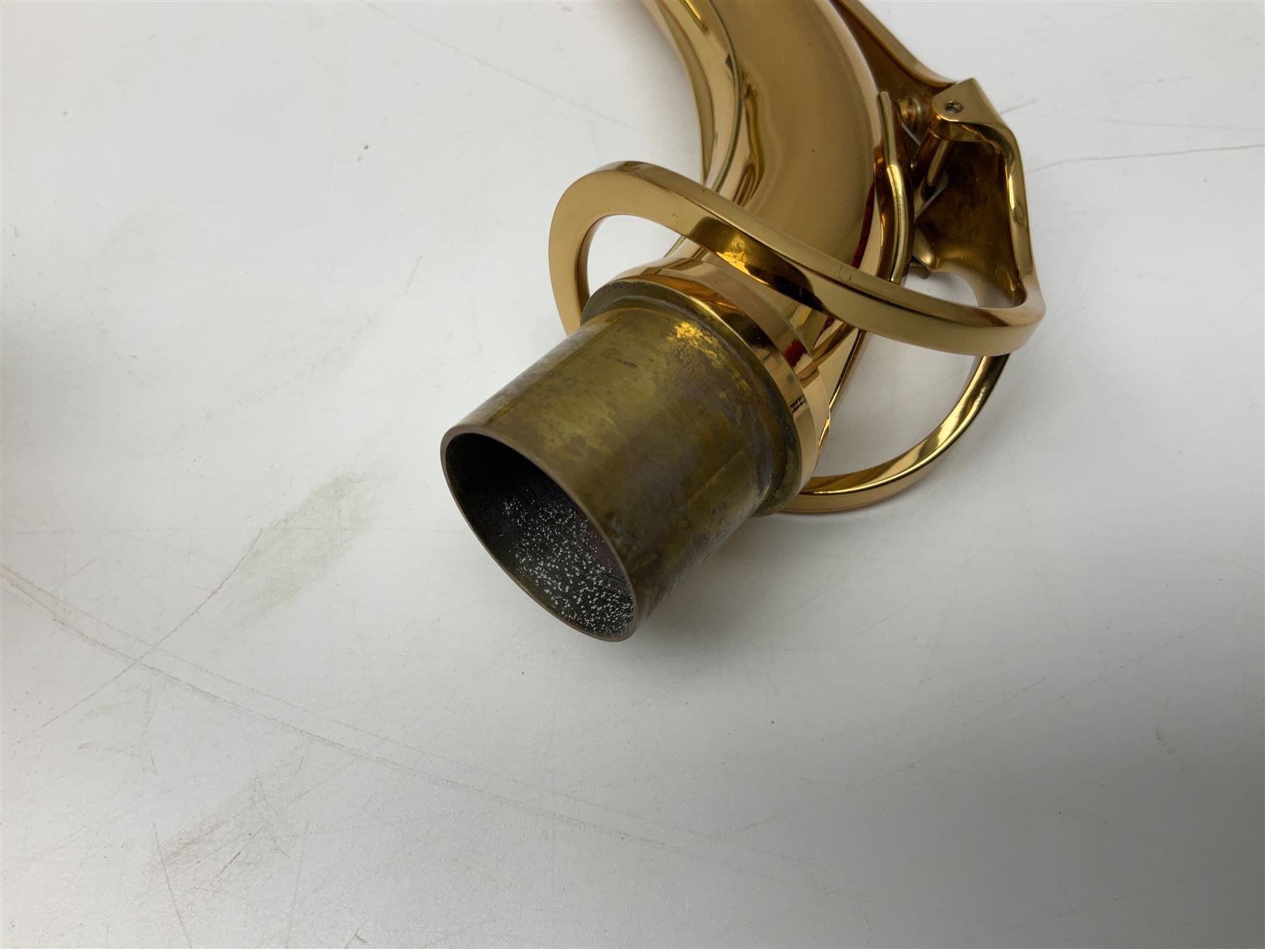 Trevor James Artemis A1 brass alto saxophone AL11572, serial no.321041; in lightweight carrying case with accessories