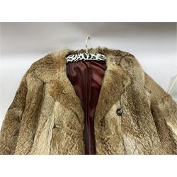 Ladies three quarter length fur coat