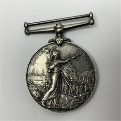 Victoria Queens South Africa medal awarded to W.C. Yates A.B. 200655 H.M.S. Syble