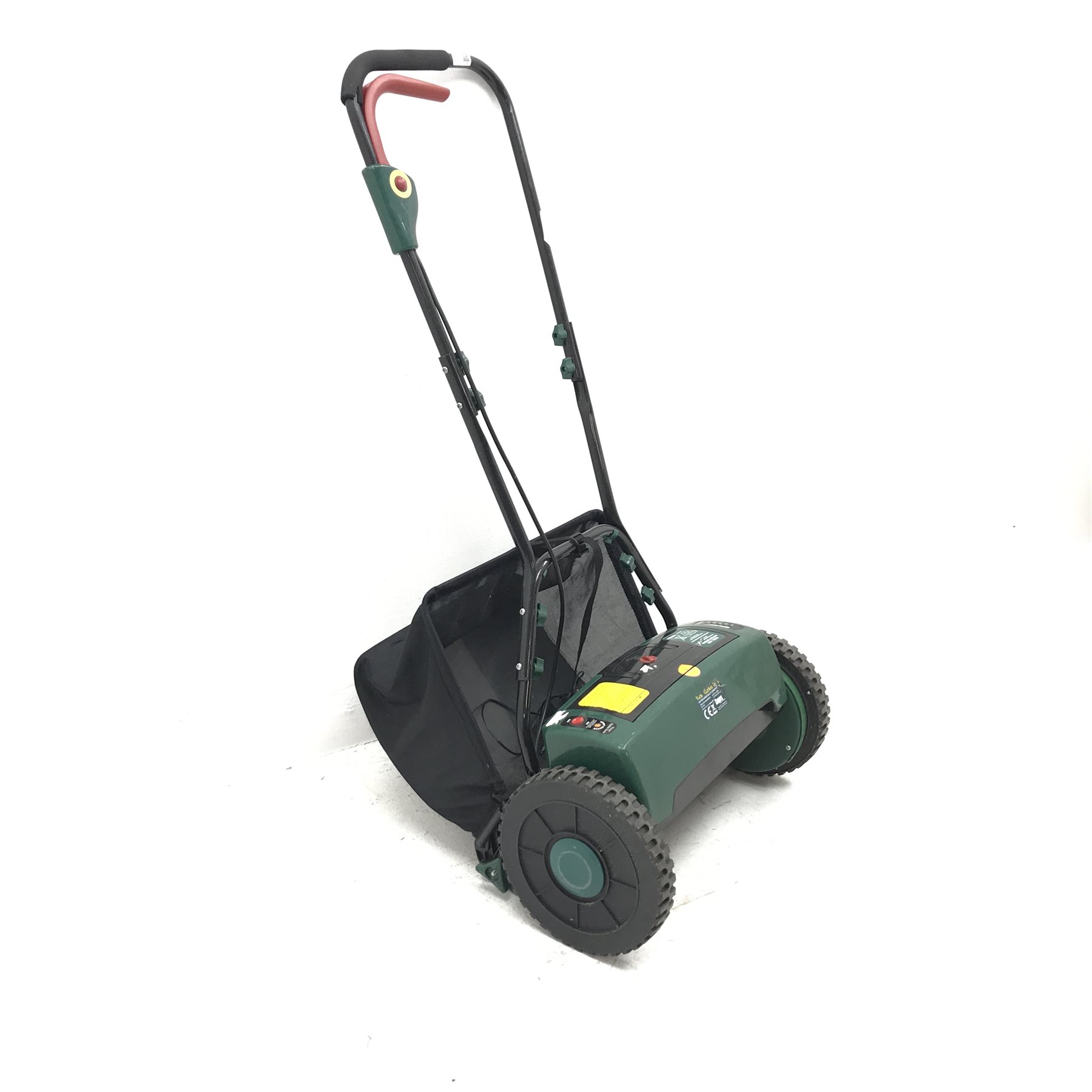 Two Victor Garden Tools 9806 battery powered electric lawnmowers The Furnishings Sale Furniture Interiors