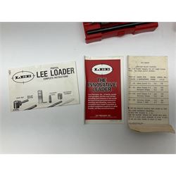 Three sets of reloading dies by Lee comprising .455 Webley, .303 British and .375 Holland & Holland Magnum; all in original boxes with paperwork