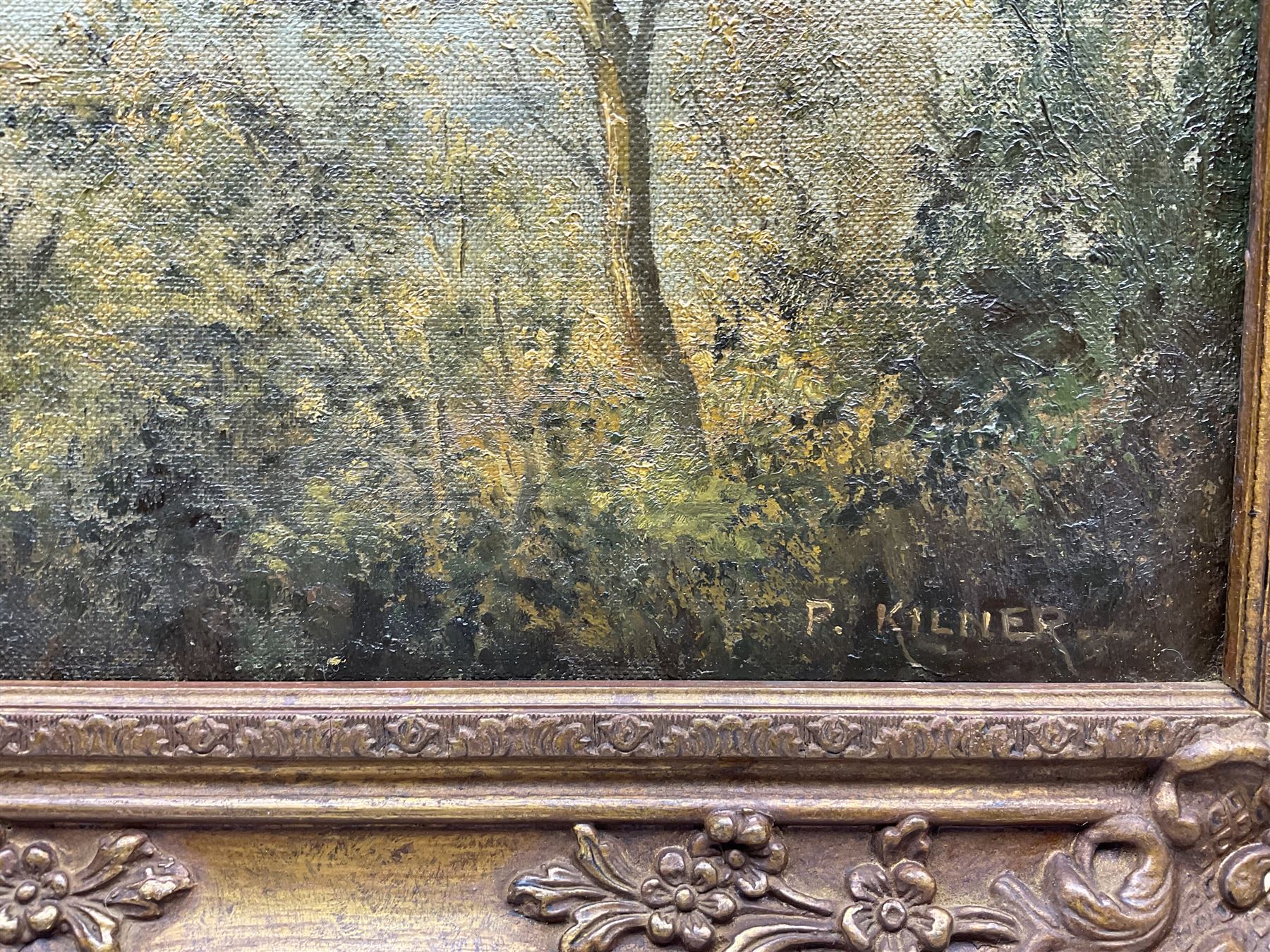 Philip Kilner (British 20th Century): Eilean Donan Castle - Scotland, oil on canvas signed 49cm x 74cm 