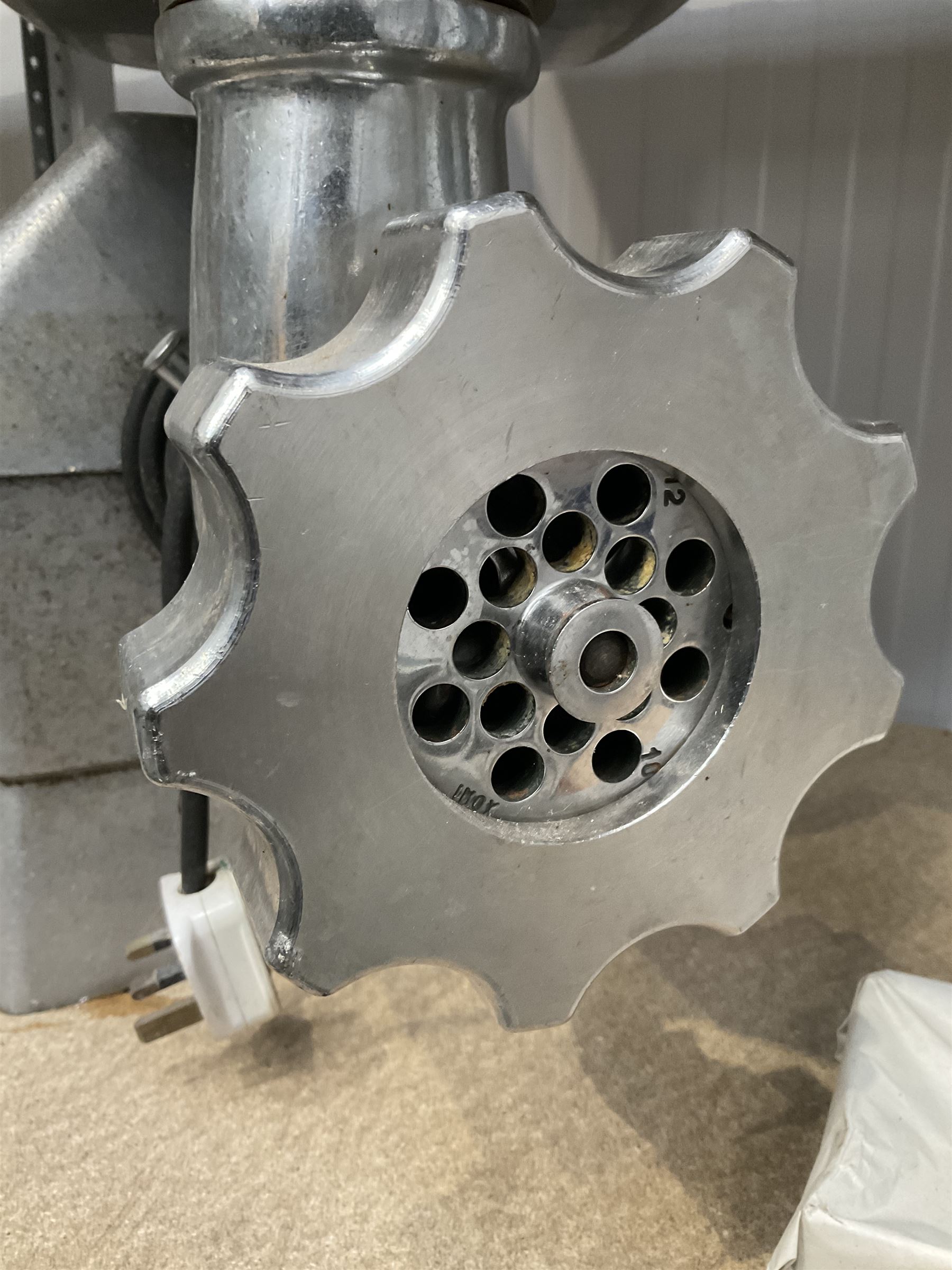 Crypto commercial meat grinder with attachments  - THIS LOT IS TO BE COLLECTED BY APPOINTMENT FROM DUGGLEBY STORAGE, GREAT HILL, EASTFIELD, SCARBOROUGH, YO11 3TX