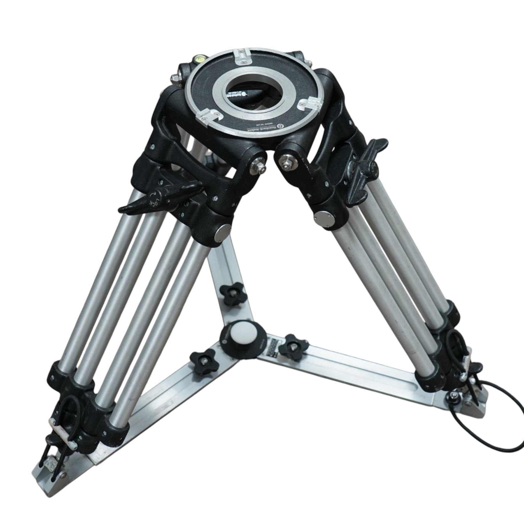 Ronford-Baker short sticks with ground spreader, serial no. 6013579, in hexagonal Ronford-Baker flight case