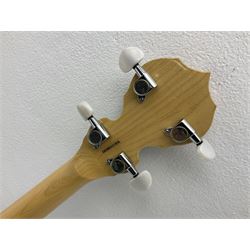 Tanglewood Union Series TWB 18 M5 five-string banjo, serial no.WE131200382 L96cm; in soft carrying case