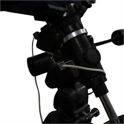 Skywatcher telescope, with D127mm, F1500mm coated optics, on tripod