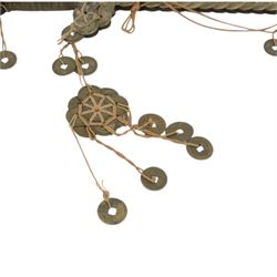 Chinese ceremonial coin sword, L48cm