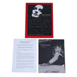 'David Bailey - The Lady is a Tramp' signed first edition hardback; together with 'Ronnie ...