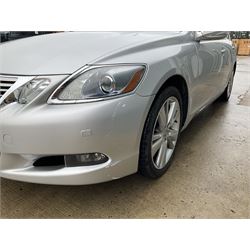 Lexus GS 450h saloon car, 3.5 SE-L, 4 door, CVT Auto
Year: 2010, September
Colour: Silver
Mileage: 50,000 approx.
Fuel: Petrol Hybrid
MOT Exp: 9th April 2025
Reg: RF60 YNV
V5: No

For sale by instruction from a local estate
Buyers Premium 10% plus VAT (12% inc.)

