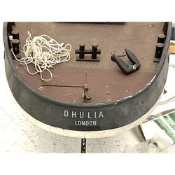 Large model of the tugboat 'Dhulia' on a wooden stand L144cm, together with a box of additional parts and plans