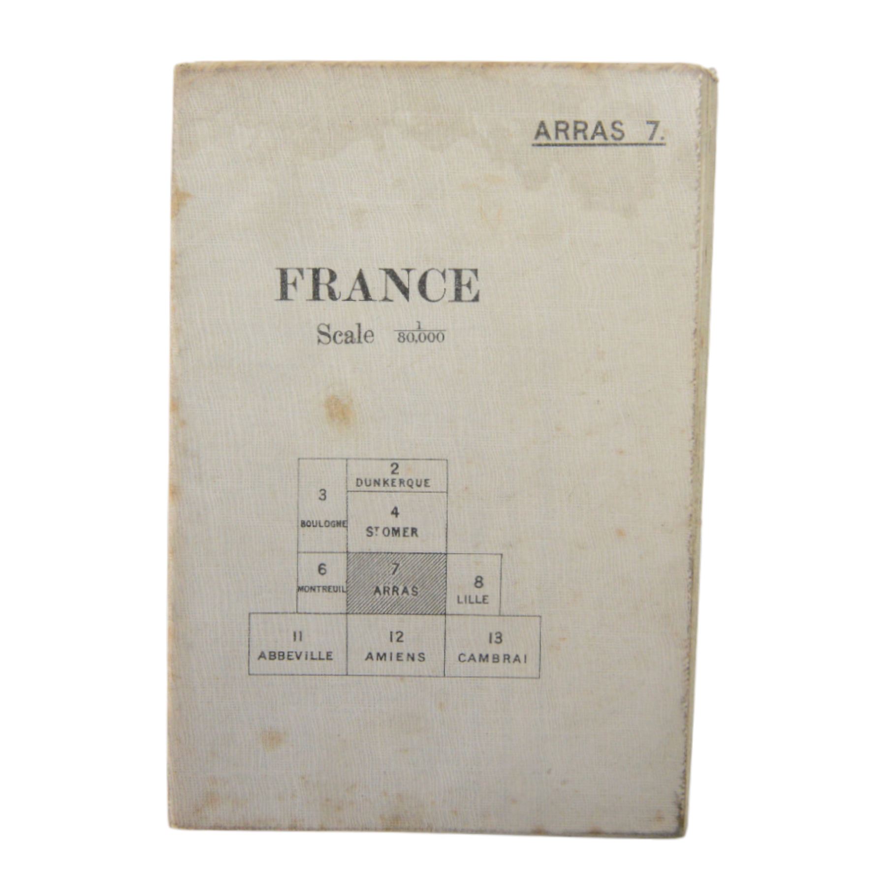 Collection WWI maps, including Trench maps for Villers-Guislain, France and Belgium