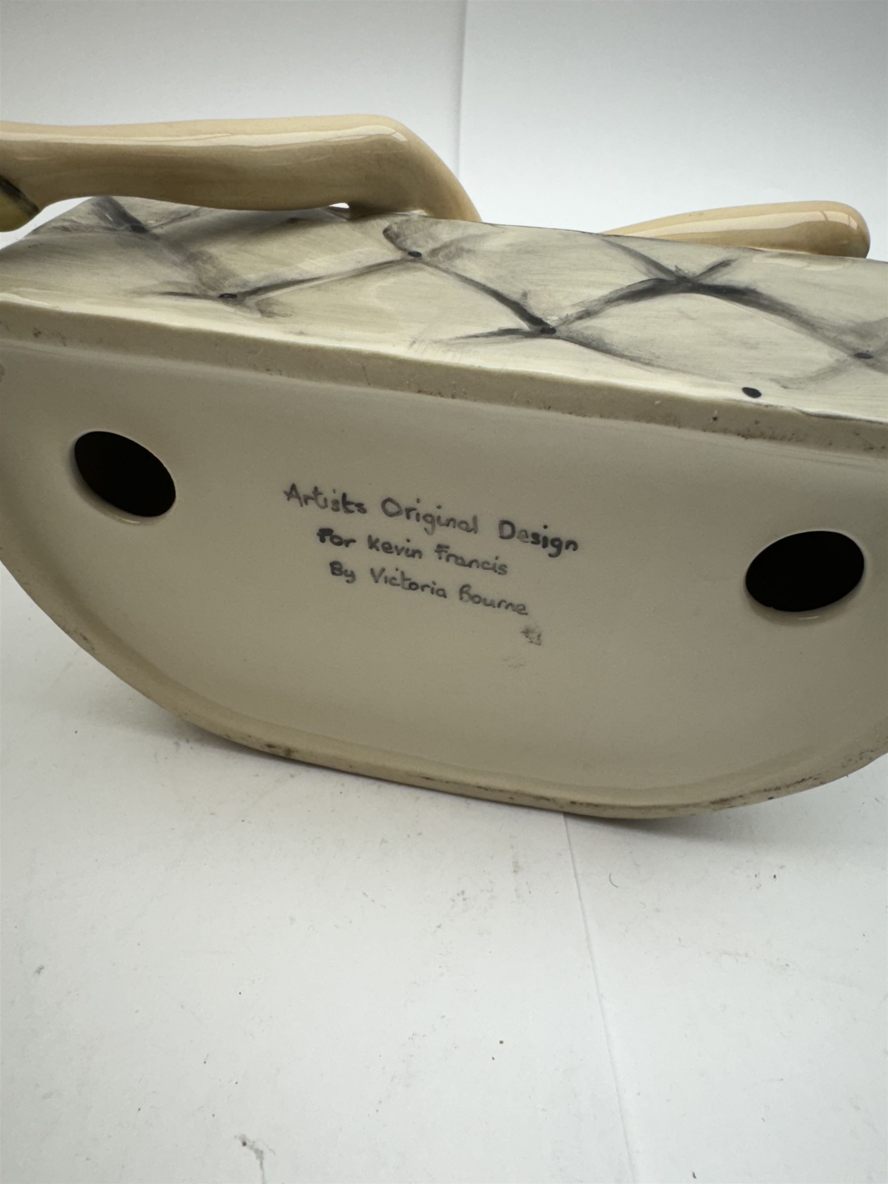 Kevin Francis Peggy Davies limited edition figure 'La Femme Fatal', designed by Victoria Bourne and modelled by Andy Moss, H21cm, with original box and certificate