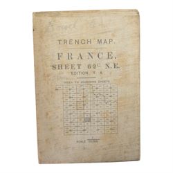 Collection WWI maps, including Trench maps for Villers-Guislain, France and Belgium