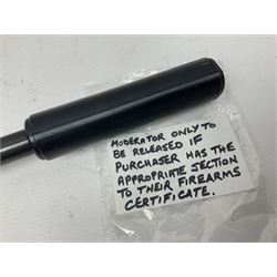 SECTION 1 FIREARMS CERTIFICATE REQUIRED - LEFT HANDED J.G. Anschutz .22 long round bolt action rifle, the 36cm (14