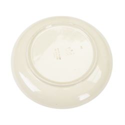 Collection of Ceramika Artystyczna Boleslawiec ceramics and similar Polish ceramics, including cheese dome in the form of a lady, chopping board, fruit bowl and figural candlestick