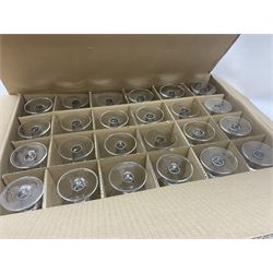 Set of 24 Birra Moretti pint glasses in original box