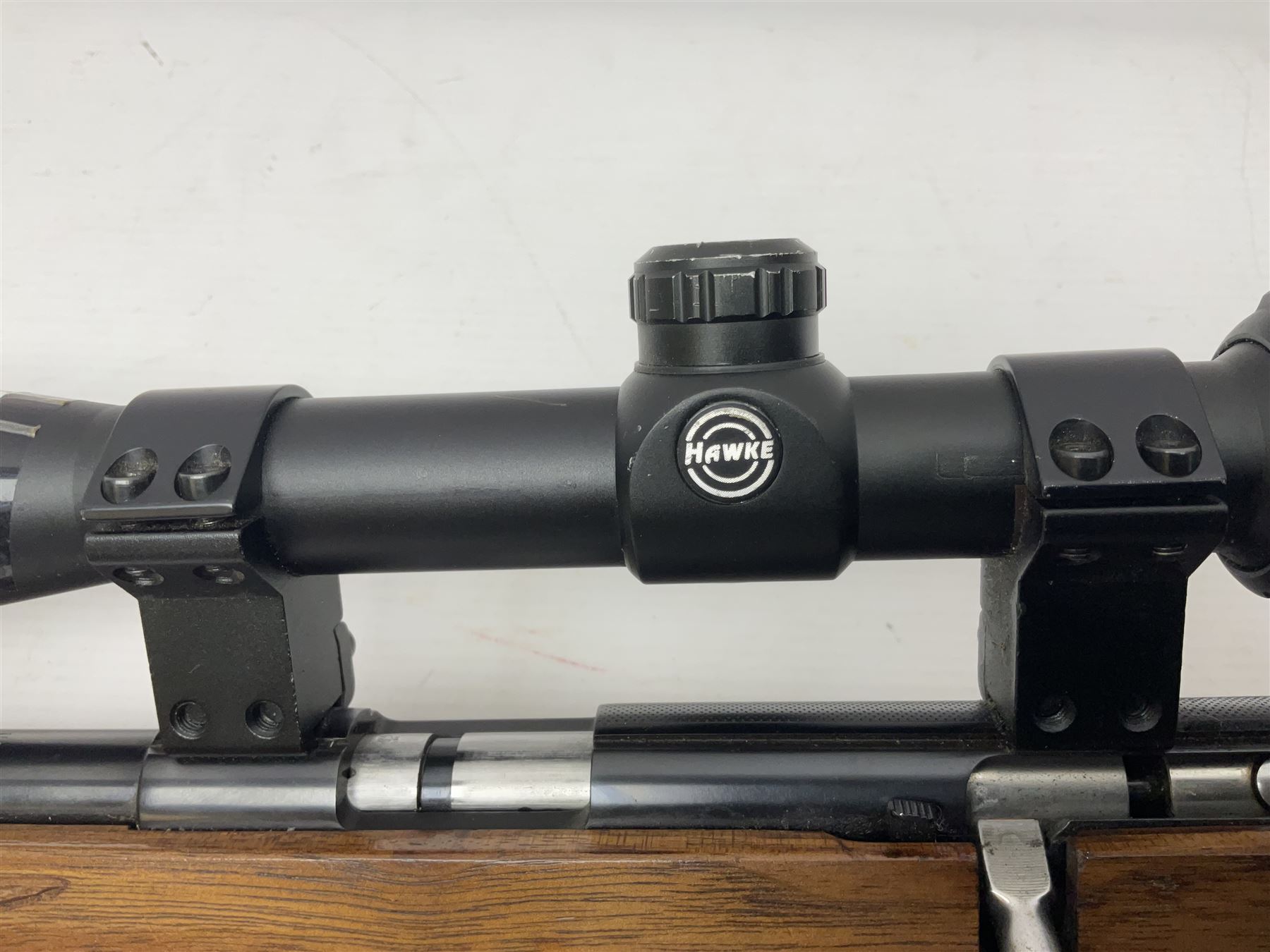 SECTION 1 FIREARMS CERTIFICATE REQUIRED - LEFT HANDED J.G. Anschutz .22 long round bolt action rifle, the 36cm (14