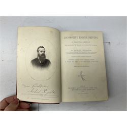 Smiles, S; 'The Story of the Life of George Stephenson' pub John Murray 1859 & Reynolds M 'Locomotive engine Driving' pub Crosby Lockwood 1880, both gilt, 2 volumes