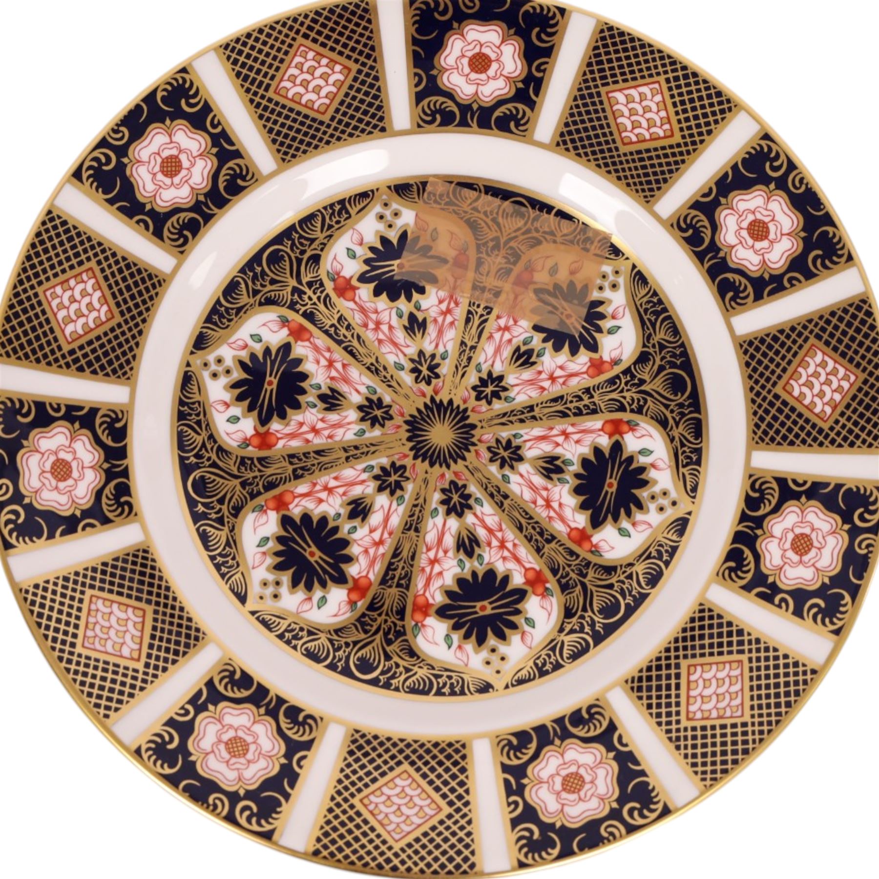 Royal Crown Derby The Yorkshire Rose plate, with certificate, together with Leeds Creamware jug, Matrimony and Courtship