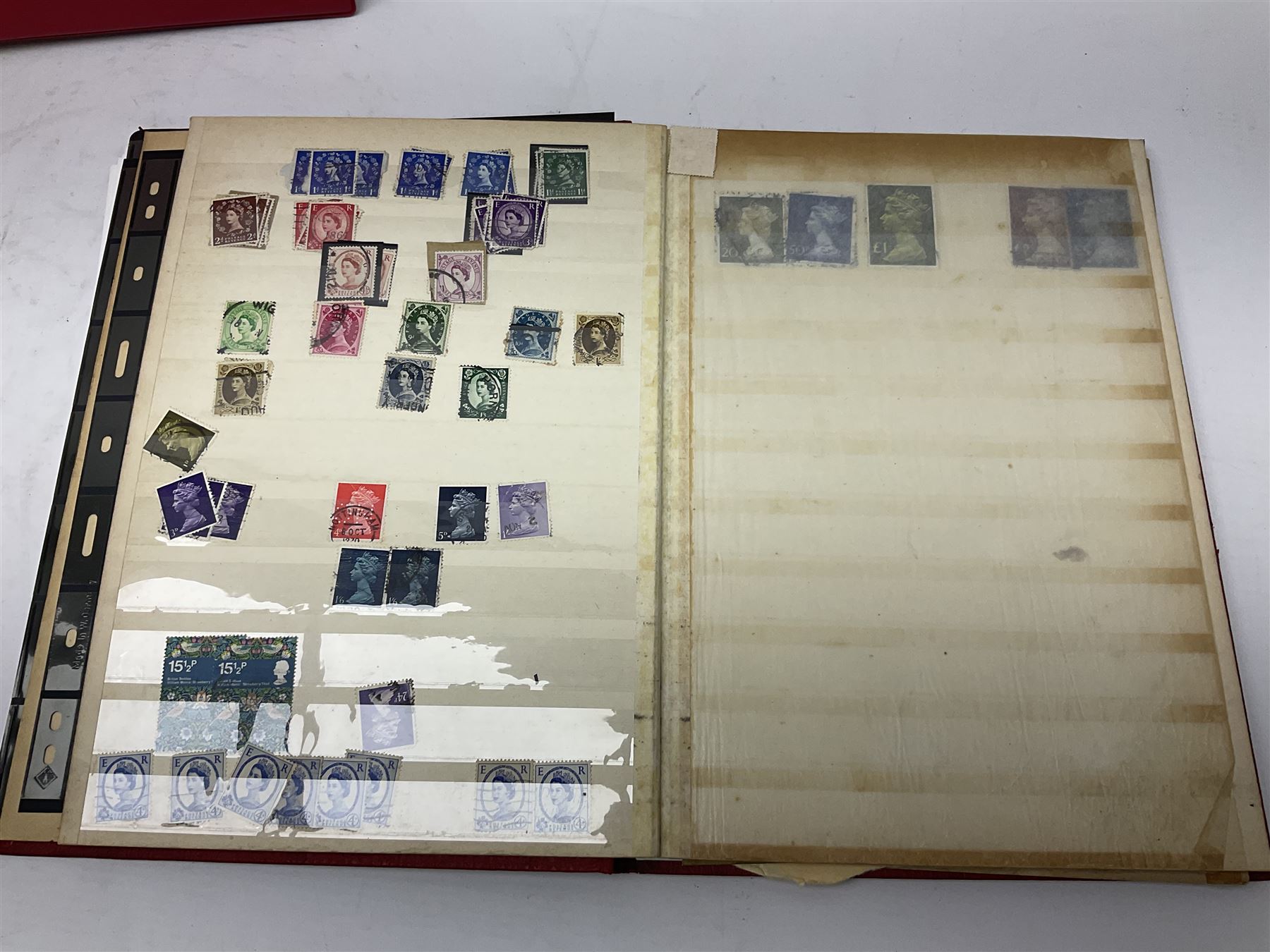 Great British stamps including Queen Elizabeth II mostly commemorative mint decimal issues with 1st class, miniature sheets etc, pre-decimal issues and other QEII stamps with mint and used, housed in four ring binder folders and loose