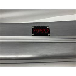 Juan Montes Rodriguez Spanish Flamenco acoustic guitar model R6; bears label dated 2020; in metallic finish fitted hard carrying case