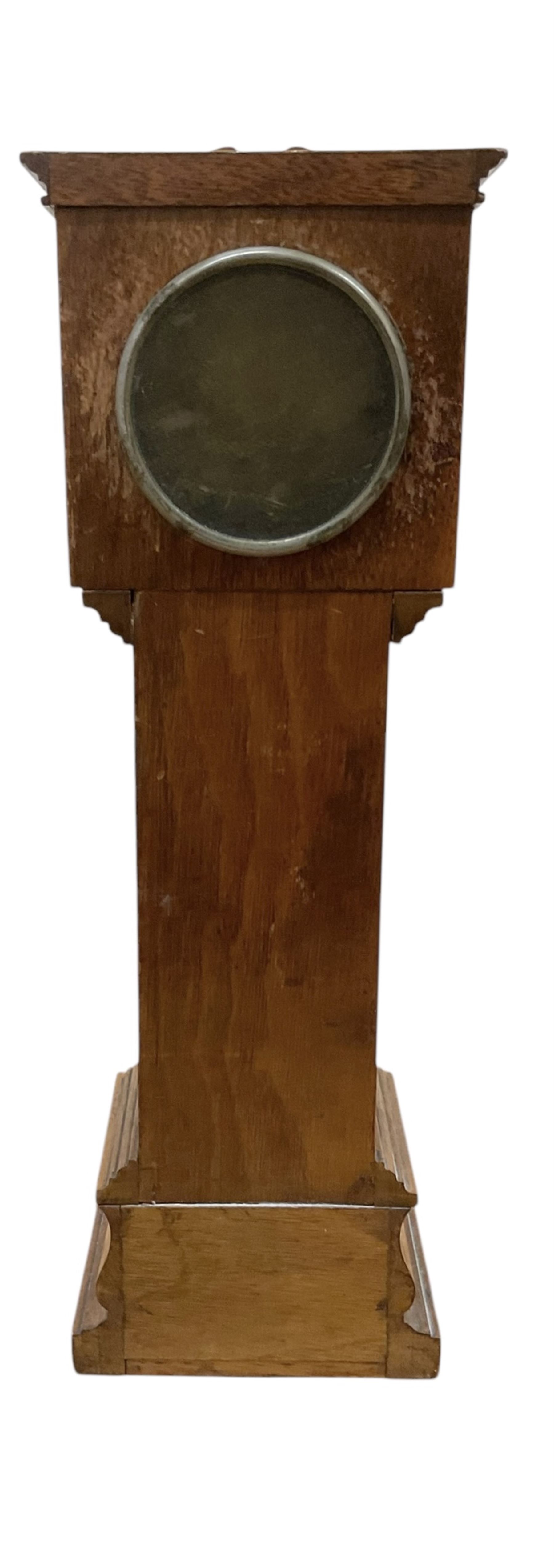 French- late19th century miniature scale longcase clock standing 13