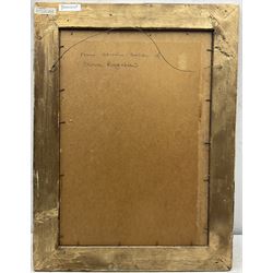 Olive Bagshaw (Northern British fl.1965-1978): Lady Reading behind a Jug of Dried Honesty, oil on canvas laid on board signed 53cm x 36cm 
Provenance: from the Artist's Studio Sale. Miss Bagshaw who was born in Salford, received her formal art training at Salford and Manchester Art School. Her work has been regularly accepted at the Royal Society of Portrait Painters, the Royal Academy and Federation of British Artists (Information from a 1970's Monks Hall Museum and Gallery exhibition catalogue).