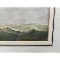 Charles Taylor Junior (British fl.1841-1883): Shipping Off the Coast, two watercolours signed, one indistinctly inscribed verso, max 37cm x 58cm (2) (one unframed)