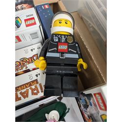 Lego, including partially built Lego Botanicals Orchid, minifigure torch light, five Lego Games including Harry Potter Hogwarts game, Lava Dragon, Pirate Plank, UFO Attack and Meteor Strike 