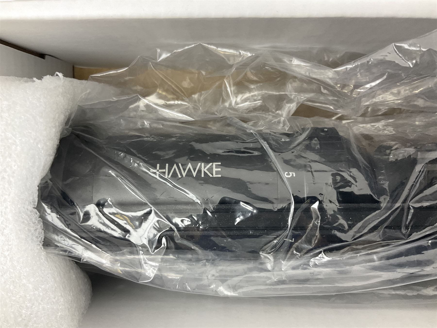 Hatsan .22 break-action air rifle retailed by Edgar brothers with 46cm barrel including fully integrated sound moderator, No.092031501; L113cm overall; in gun sleeve; together with Hawke Vantage 2-7x32 telescopic sight, Bressler Condor 24-72x100 spotting scope with carrying case and Velbon EF-61 tripod; all boxed (4)