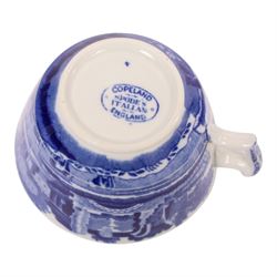 Spode Italian pattern tea service, comprising milk jug, sucrier, eight side plates, cake plate, six cups and saucers