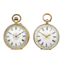 Gold open face ladies keyless cylinder f