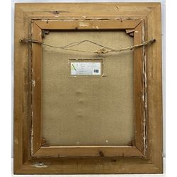 Raymond Arthur Roadnight (British 1941-): 'Model with Artists', oil on board laid on to canvas signed, titled on Royal Academy label verso 62cm x 51cm 
Provenance: the artist's studio collection. Born in High Wycombe, Roadnight spent three years training under Patrick Reyntiens and John Piper creating stained glass windows for Liverpool and Coventry cathedrals. These works included the great baptistry window in the New Coventry Cathedral, the 'Lantern' atop the Catholic Cathedral in Liverpool, and the grand windows in Oundle School Chapel. He has exhited at Royal Academy, Alfred East Gallery, Chichele College in Higham Ferriers, and Burleighfield House in Loudwater.