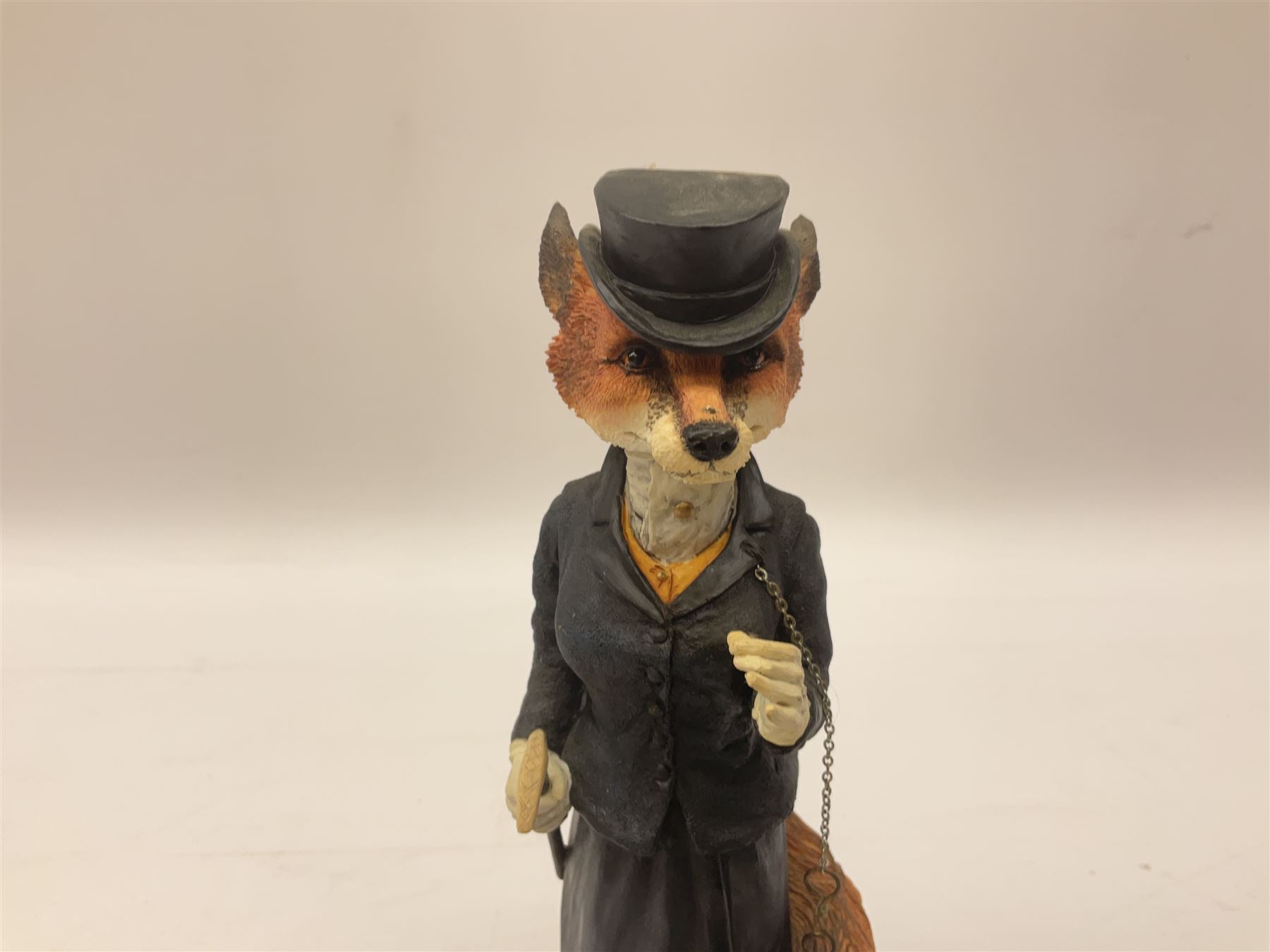 Border Fine Arts Lord Reynard, model no.A7653 and Lady Reynard, model no.A7654, H19cm