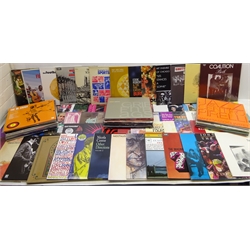  Collection of vinyl LP's including Miles Davis, Nicola Conte, Ruby Rushton, Neneh Cherry & The Thing, The Artwoods, Michel Sardaby, musical compilations and other music in one box (110)  