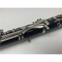 Yamaha 26II five-piece clarinet, serial no.027761; in fitted case with accessories