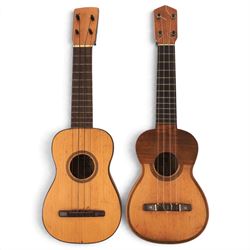 Two 'Dulcet' ukuleles by Jose Alvarez, Barcelona, both with interior labels, L51cm