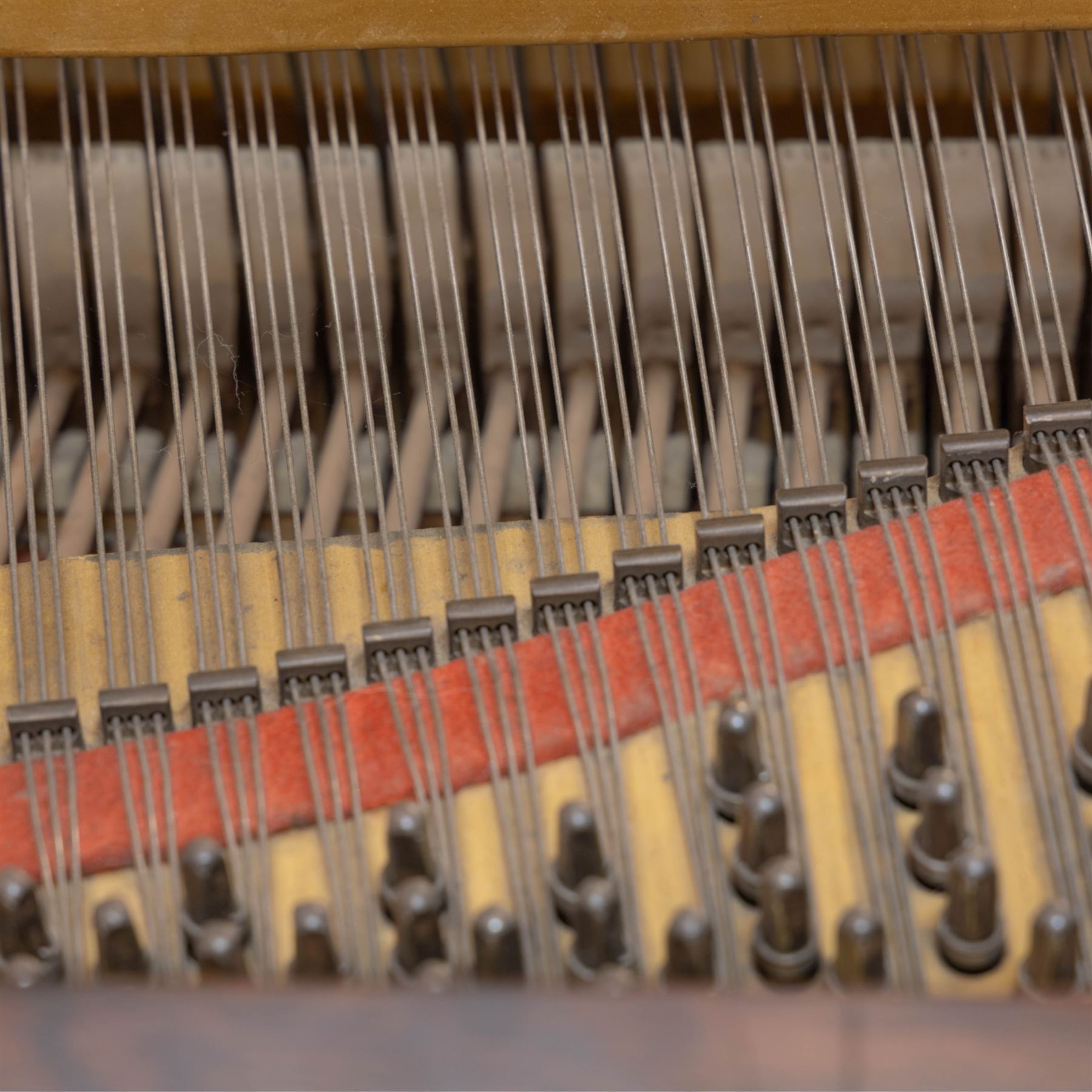 Steinway & Son, New York & Hamburg- Model B, overstrung Drawing Room Grand Piano in a rosewood case, Serial No 87297 (1896/7), with 85 ivory covered and ebony keys A0-A7(7 octaves) with an adjustable fretted music desk, brass fittings and pedals, Steinway “Fireplug” straight columnar and fluted legs with roller castors and conforming lyre, duplex stringing with agraffs, bass strings copper wound with a steel core, steel tuning pins, original Steinway action, hammers, keys, felts, and dampers, with una-corda, sostenuto and sustain pedals, Overstrung iron frame detailing numerous Steinway patents, awards, and features. Tuned to Concert pitch (A=440). 
With an adjustable single stool. 

This item has been registered for sale under Section 10 of the APHA Ivory Act HLB1KY67