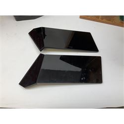 Charles Perry binocular microscope 'Classic No 1', with pitchfork base and rack and pinion focusing, in original fitted mahogany case with additional lenses, H44cm