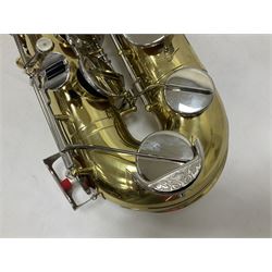 Lafleur by Boosey & Hawkes student tenor saxophone in fitted case with accessories, built in Czechoslovakia
 