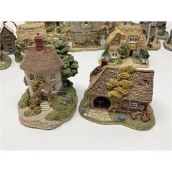 Twenty five Lilliput Lane, to include Village School, Greensted Church, The Chocolate House etc 