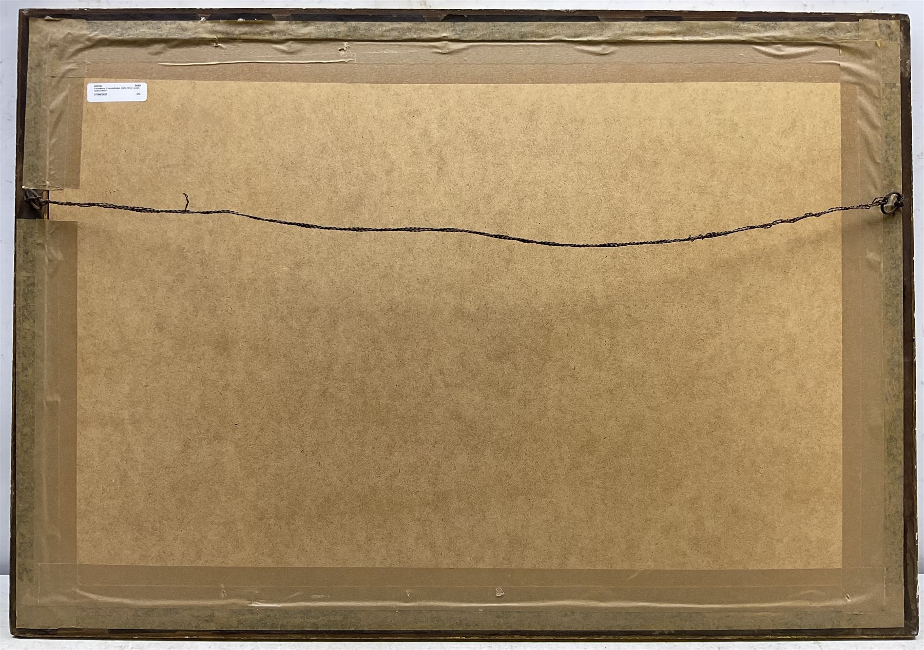 Paul Marny (French/British 1829-1914): French Quayside, watercolour signed 32cm x 57cm 
Provenance: West Yorkshire dec'd estate