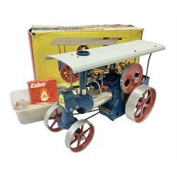 Mamod TE1A Wilesco Dampftraktor live steam tractor, with original box 