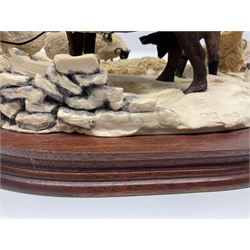 Border Fine Arts Winter Feeding | Antiques, Collectables, Ceramics